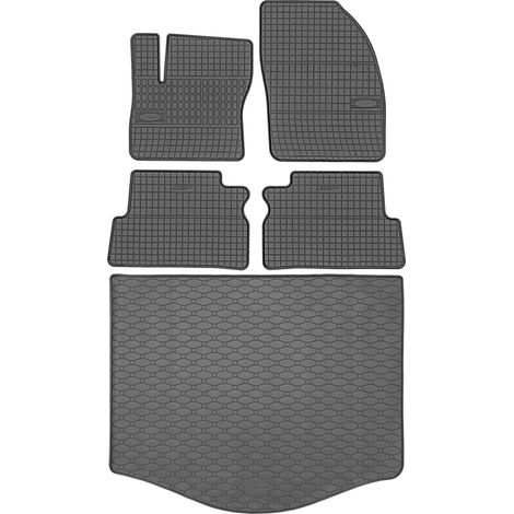 Set di tappetini in gomma per auto e tappetino per bagagliaio per Ford C-Max I Minivan dal 2003 all'10.2010.
