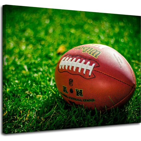 American Football Leinwanddruck 100x80 cm