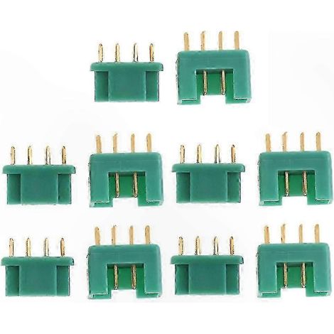 6-poliger Stecker/Buchse, Packung mit 5 Paaren, für RC-Ladegeräte und Zubehör, kompakte Multiplex-Steckverbinder, kompatibel mit dem Modellbau. (1/5)