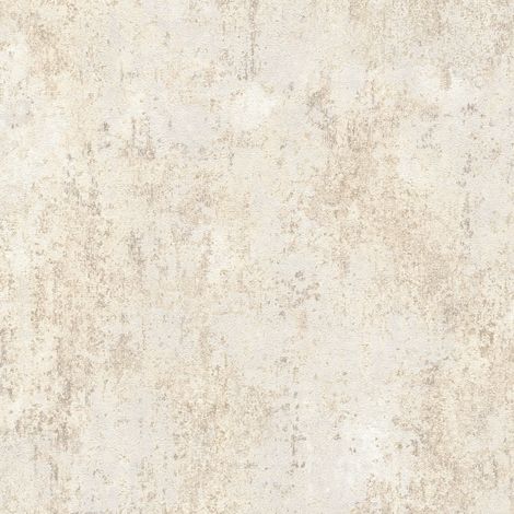 Papier peint aspect crépi Profhome 786291 papier peint intissé gaufré à chaud texturé avec des accents métalliques subtilement chatoyant crème beige-gris blanc papyrus 5,33 m2