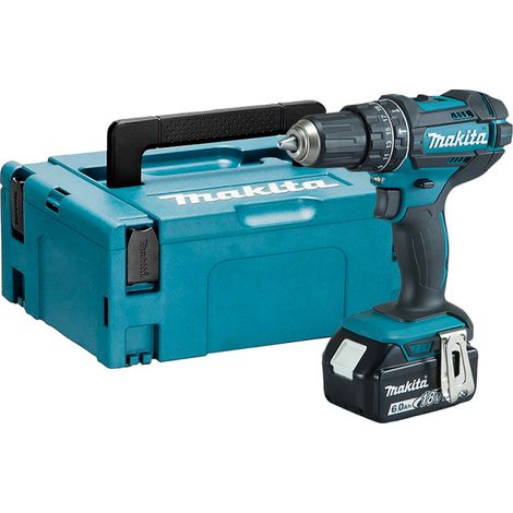 Makita DHP482G1 Perceuse visseuse à percussion 18 V Li-Ion Ø 13 mm + 1x6Ah + MAKPAC