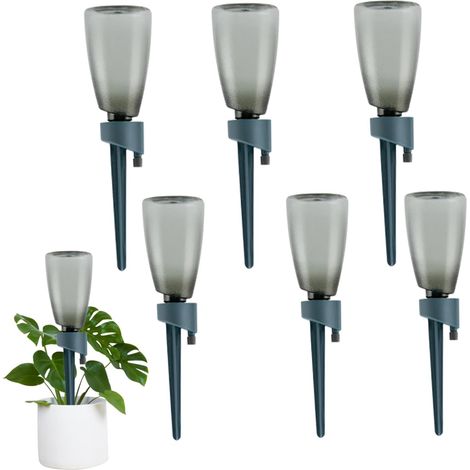 6pcs Dispositif D'arrosage, Bouteille 500ml, Valve Réglable, Plante Intérieure Et Jardin (1/5)