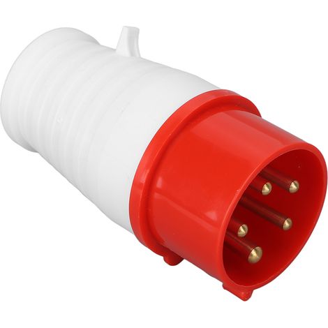 Prise CEE industrielle 5 broches mâle IP44 étanche 16A 220-380V pour camping-car et caravane