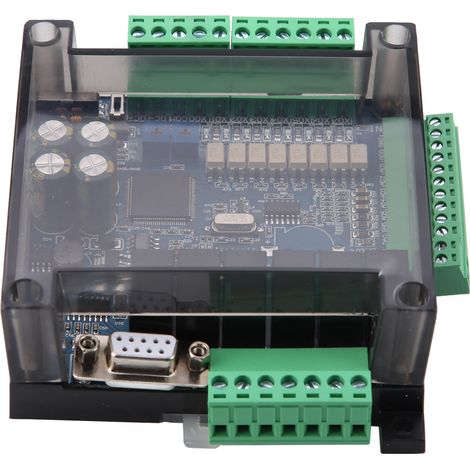 Carte de contrôle industrielle PLC FX3U-14MR : automate programmable simple à 8 entrées et 6 sorties (1/5)