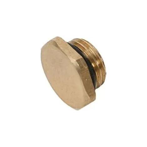 JS Tapón de vaciado con junta tórica, DN8, 1/4'', de latón, 0018360800001