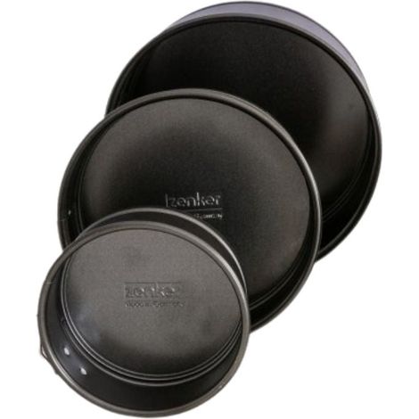Set de 3 mini moules à manqué à charnière 12cm + 16cm + 18cm Zenker Spécial Mini
