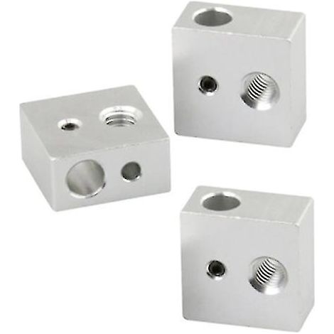 Bloc de 3 pièces en aluminium
