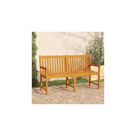 Banc de jardin 150cm Bois solide d'acacia (1/5)