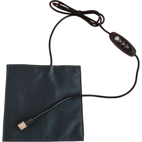 Coussin Chauffant pour Animaux de Compagnie Tapis Chauffant Lisse Rechargeable par USB Tapis Chauffant pour Hamsters pour Animaux Hamsters Reptiles Intérieur et Extérieur Maison Hiver Conditions (1/5)