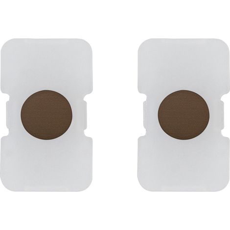 VIMAR - 22761.RN.12 Zwei Tasten Rund Elektromechanisch Beleuchtet Bronze