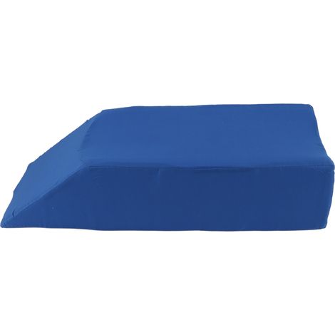 Oreiller compensé de position du corps, élévation des membres inférieurs des jambes pour soutien d'alignement, 60x28x15cm, bleu (1/5)