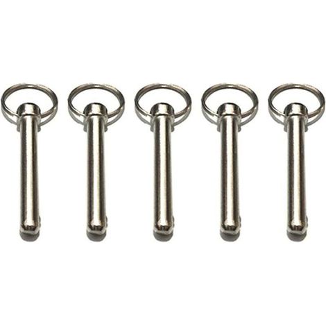Pasadores de liberación rápida, con bloqueo, 8 mm, con resorte de bola, accesorios de ferretería marina, pasador para toldo bimini, diámetro 8 mm, longitud 72 mm - KZQ