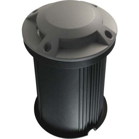 Dayron, faretto da incasso per esterni da 20 W, colore nero.
