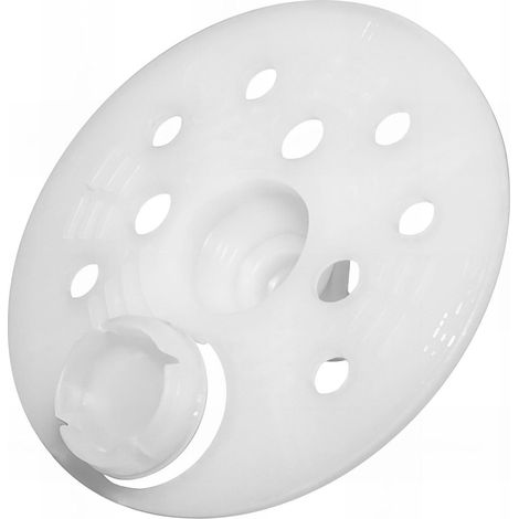 Lot de 100 rondelles d'isolation KC D 60 mm – Capuchon intégré pour vis VBF et chevilles NFA – Résistance aux intempéries et aux variations de température – Alsafix