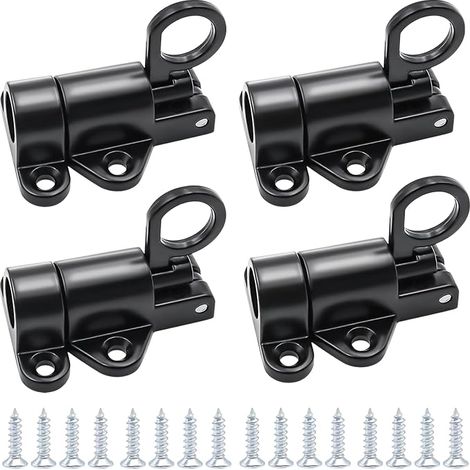 Verrou Porte Loquet Porte Ressort Automatique Verrouillage Boulon Alliage D'aluminium Fenêtres Portes Placard Portes Bois Jardin (1/5)