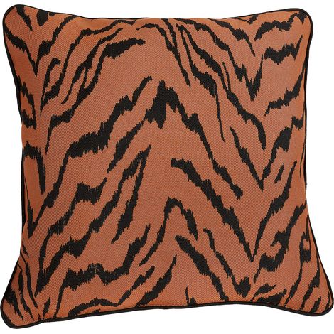 Coussin Tigre Terracotta 45x45 cm (1/2)