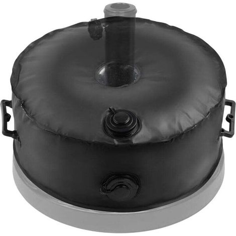 Einteiliger Sonnenschirm-Stützsack, fasst 23 kg Wasser, 1200D Polyester, passend für 8 cm Durchmesser verstellbare Sonnenschirmhalterungen