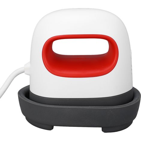 Presse à chaud compacte 3 niveaux de température, mini fer à repasser portable pour impression sur t-shirt, prise UE 220V (1/5)