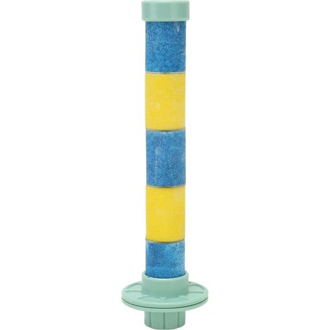 Bâtonnet de sable de quartz pour perroquet, support pour cage à oiseaux, pour griffes et bec, compatible avec perroquets, perruches, kakarikis, calopsittes, bleus et jaunes. (1/5)