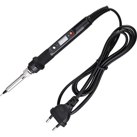 Set 80 W elektrischer Lötkolben-Satz, einstellbarer Grad, Mini-Lötpistole mit einstellbarem Temperaturknopf für elektronisches Heimwerken (1/3)