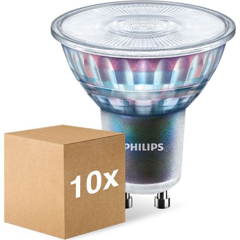 Lot 10x Philips MASTER LED Spot ExpertColor GU10 PAR16 5.5W 355lm