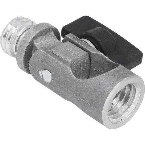 Adaptateur prismatique universel femelle 5/8-11 vers mâle en alliage d'aluminium pour mât GPS RTK, télémètre et trépied d'arpentage (1/5)