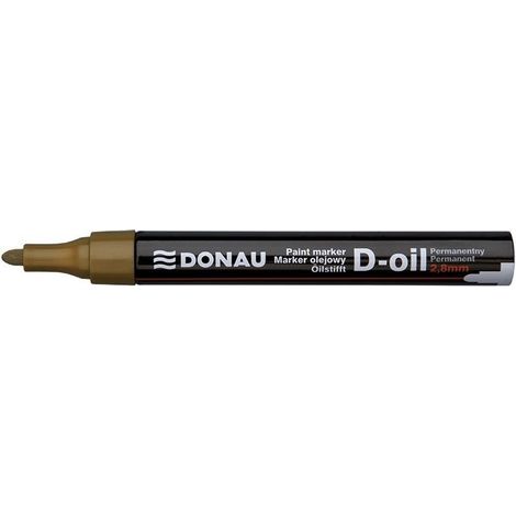 Marcador de aceite D-Oil, redondo, 2,8 mm, dorado