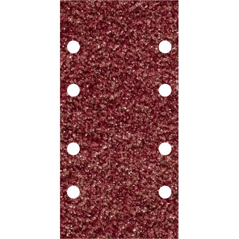 Wolfcraft Haftschleifstreifen K80 93 x 185 mm gelocht 10 Stück für Schwingschleifer (1/3)