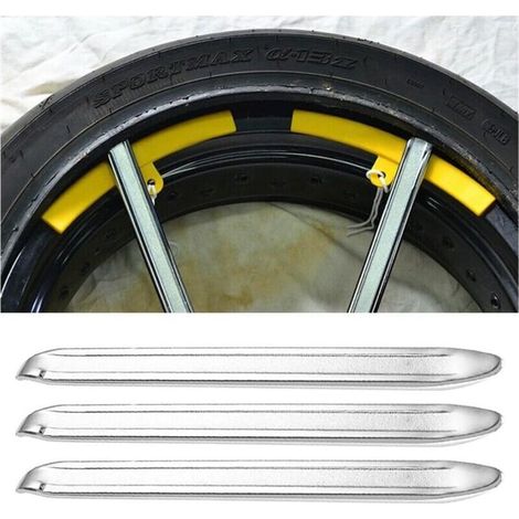 Pièces détachées pour démonte-pneus, démonte-pneus métalliques pour pneus de vélo, démonte-pneus en acier pour voitures et motos, outils de réparation pour le démontage ou le changement de pneus (1/4)