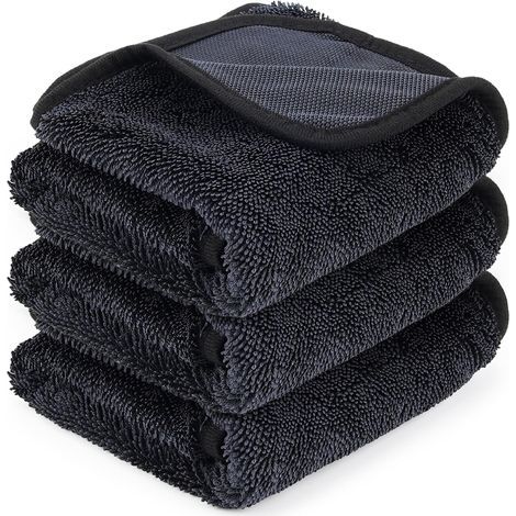 Chiffon Magique Total Clean Micro Fibre XXL (3-Pack) - Miro France Chiffon for Shower Cabin, Car, Home Cleaning, 40x60cm Ultra Absorbent No Streak Cloth