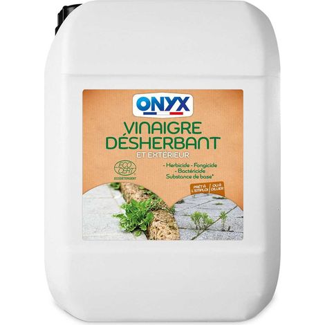 Vinaigre Désherbant Onyx écologique, Puissant Désherbant Extérieur - Onyx