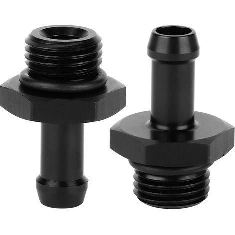 Adaptateur raccord AN6 5/16 à embout cannelé, régulateur de pression, accessoire pompe à carburant, raccord fileté, kit connexion, acier, robuste. (1/5)