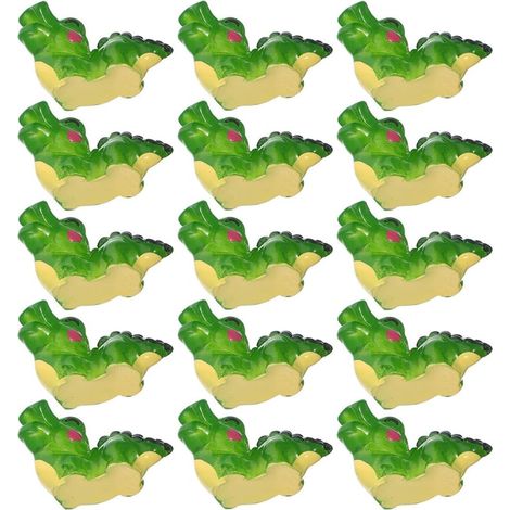 Miniatur Krokodil Skulpturen Lebensechte Tierfiguren 30