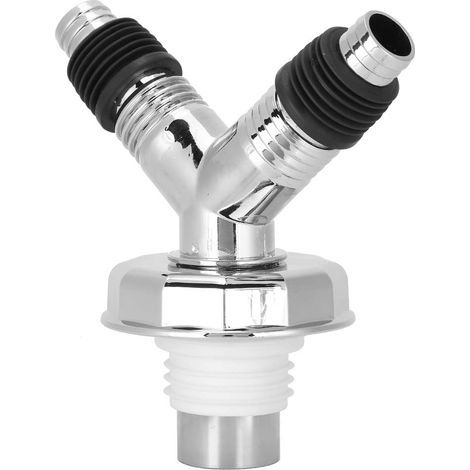 Adaptateur drainage sol – connecteur tube filtre eau – machine à laver – double usage (couvercle décoratif Y)