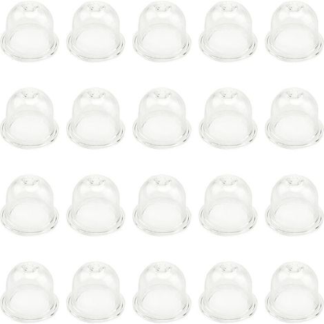20 billes de pompe de démarrage de carburateur, pompes de démarrage sphériques de 19 mm, accessoires de carburateur adaptés aux débroussailleuses, tronçonneuses, souffleurs et tondeuses à gazon.
