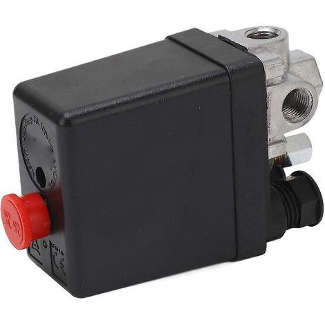 Pressostat pour compresseur d'air 135-175 PSI, 6-8 kg, 4 ports (1/5)