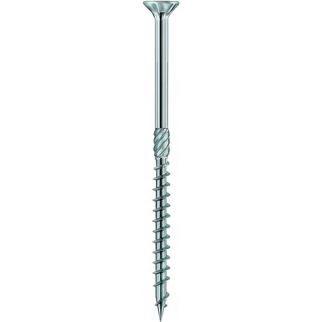 50 vis bois tête fraisée D. 8 x 220 mm galvanisées+ TX 40 - VBF80220 - Alsafix