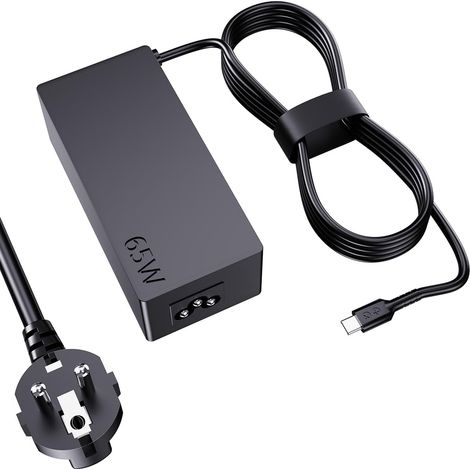 65W USB C Chargeur pour GBC011 Air AX65 Boost X GBX45 1250A GBX55 GBX75 1750A GBX75 2500A GBX155 4250A Jump Starter Sport Batterie démarrage Type C Câble alimentation (1/5)