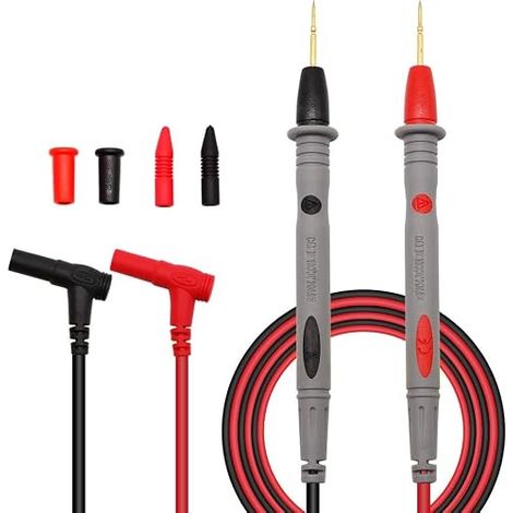 Multimeter Test Cable, Multimeter Test Probes, Digital Multimeter Cable, Digital Electrical Test Probes, Supports Up to 1000V 10A, Cable Length 1m (1/5)