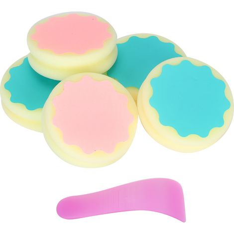 Éponge dépilatoire double face, pad d'épilation indolore pour visage et corps, outil réutilisable sans douleur. (1/5)