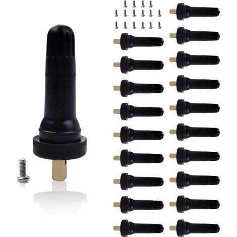 20pcs Tire Pressure Sensor Valve Stem Replacement Tire Valve Stem for Sensor with Fixing Screw Tire Pressure Monitoring System for Buick (1/5)