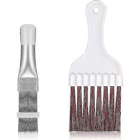 Lot de 2 brosses de nettoyage, nettoyeur de refroidisseur, peigne de superposition pour sèche-linge à pompe à chaleur, sèche-linge (1/5)