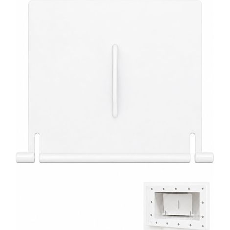 Volet de Skimmer Piscine Blanc (1 Pièce)  Clapet de Remplacement Standard pour Skimmer de Surface, Piscine Hors Sol (1/5)