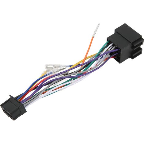 Adaptateur Faisceau ISO 16Pin Radio Voiture Sans Fil, Résistant Chaleur, Remplaçant pour Mitsubishi, Connexion Sans Perte (1/5)