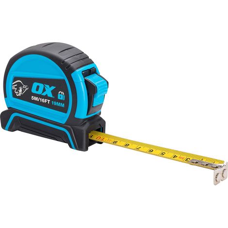 OX Pro - Metro a nastro con doppia chiusura automatica, 5 m (1/5)