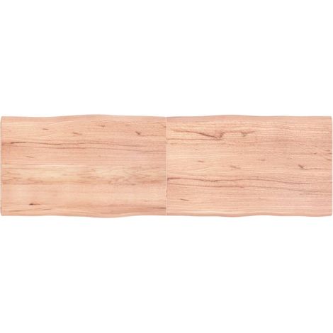 Dessus de table bois massif traité bordure assortie (1/5)
