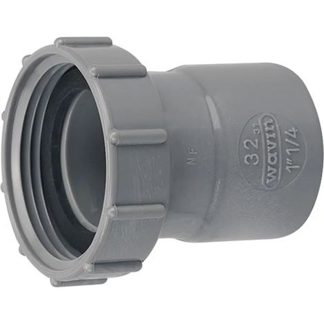 BUSSOLA PVC CON DADO PRIGIONE FEMMINA DIAMETRO 40 MM WAVIN WAVIN SLC - ANC