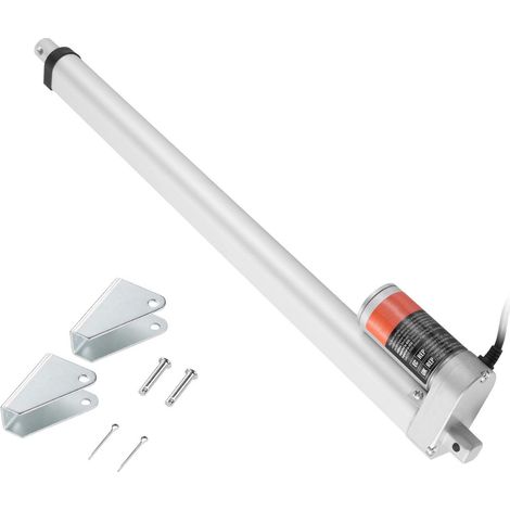 Vérin électrique 12V 45,7 cm, charge 1500N, vitesse 0,5 cm/s, IP54 (1/5)