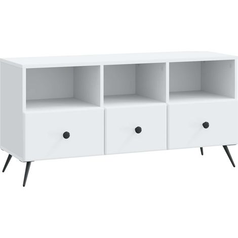 Mobile TV Bianco 102 x 34,5 x 50 cm Legno ingegnerizzato vidaXL