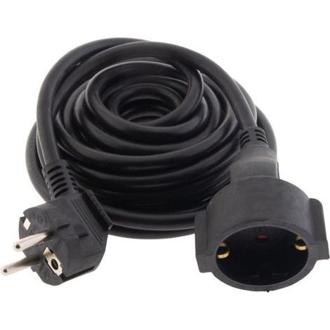 GDHZS- Rallonge HO5VV-F 3G1,5mm² 5m - noir - Zenitech (1/4)